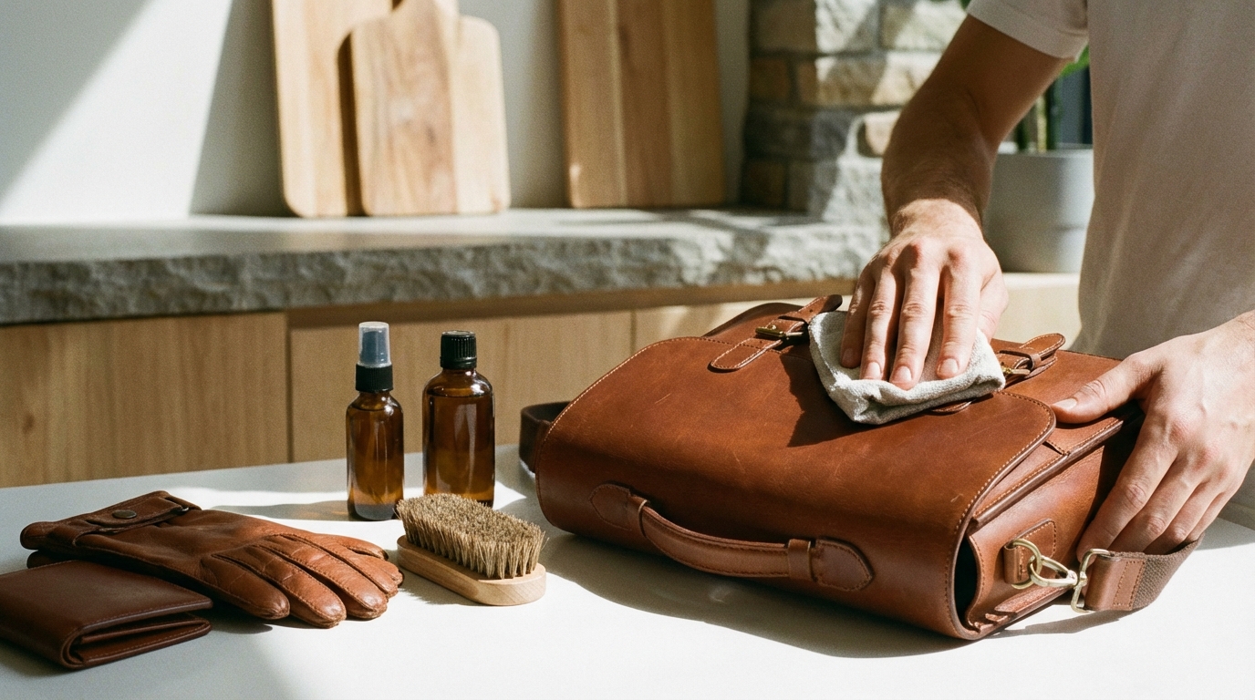 革製品をアルコール以外で除菌する方法3選