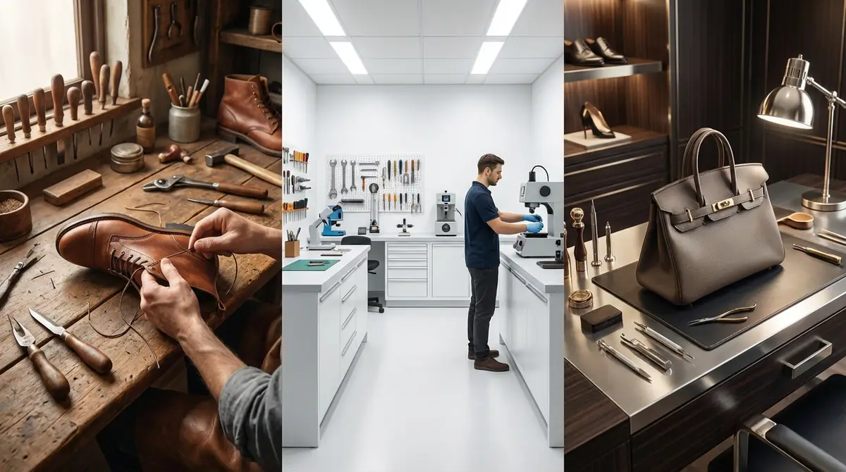 革製品修理店の3タイプ比較｜専門店・チェーン・ブランド直営