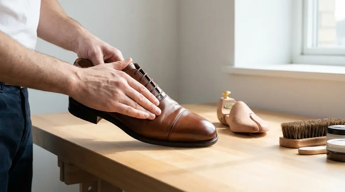 【5分で完了】革靴のシワの入れ方3ステップ