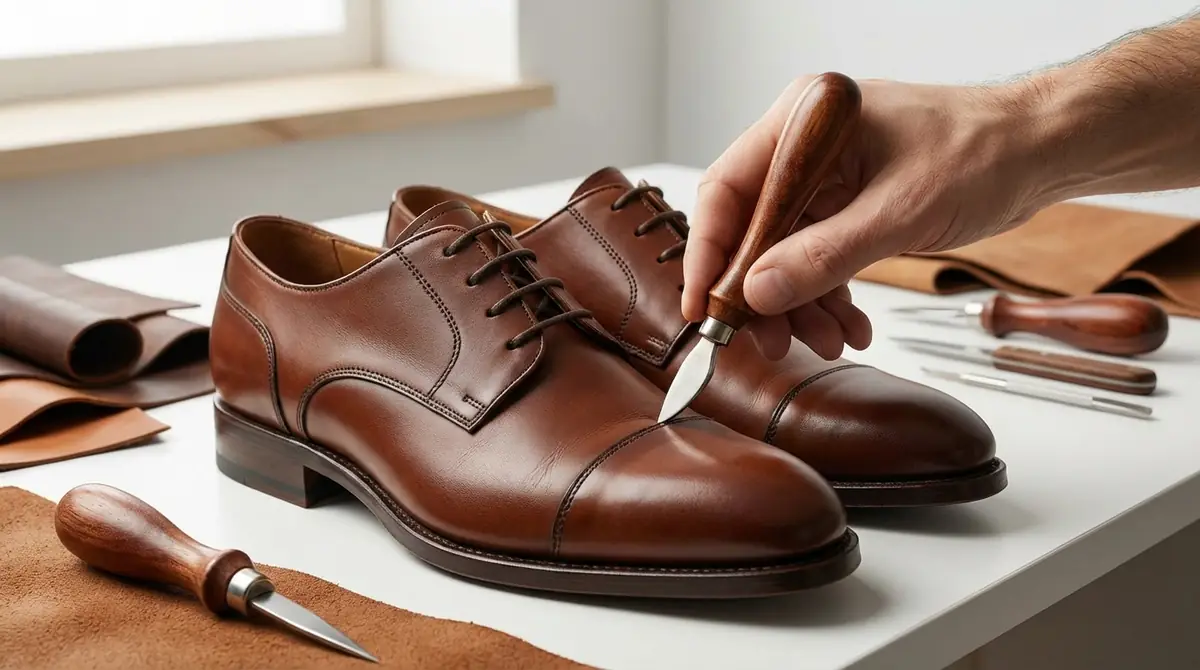 革靴のシワ入れで失敗しないコツと正しい位置