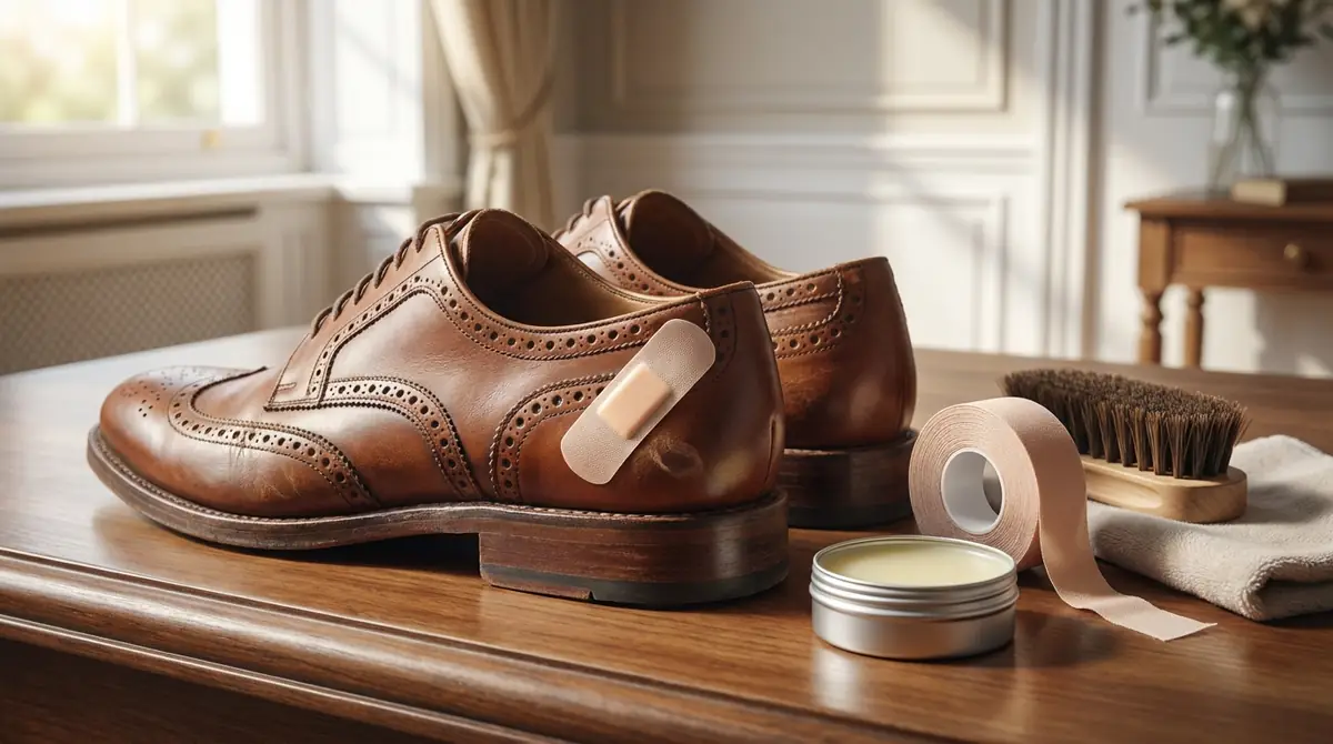 革靴が痛いときの応急処置と靴擦れ対策