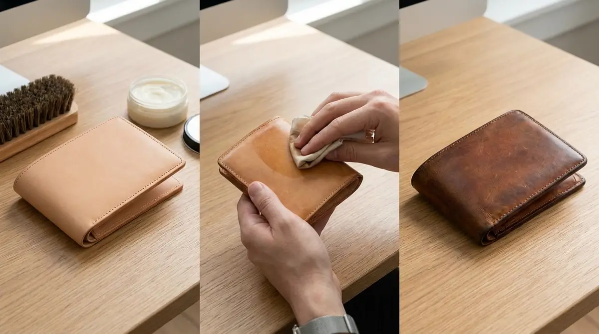 購入後にやるべきこと｜革財布を美しくエイジングさせる3ステップ