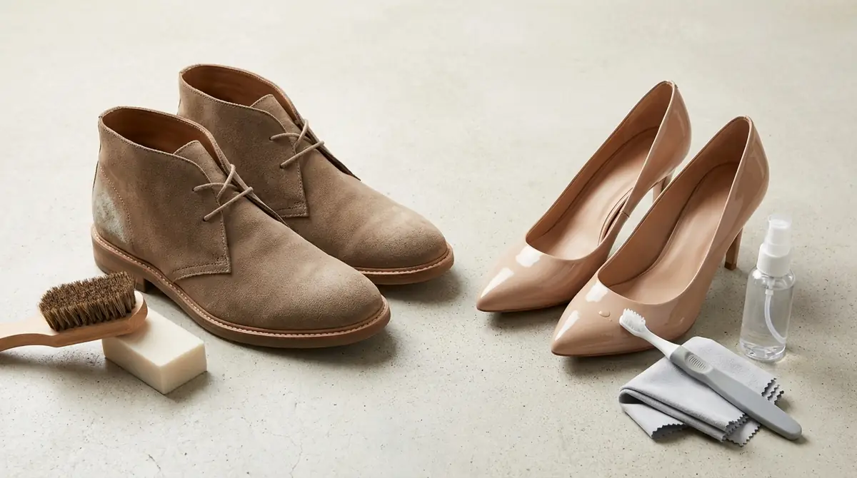 素材別のカビの取り方|スエード・エナメルの注意点