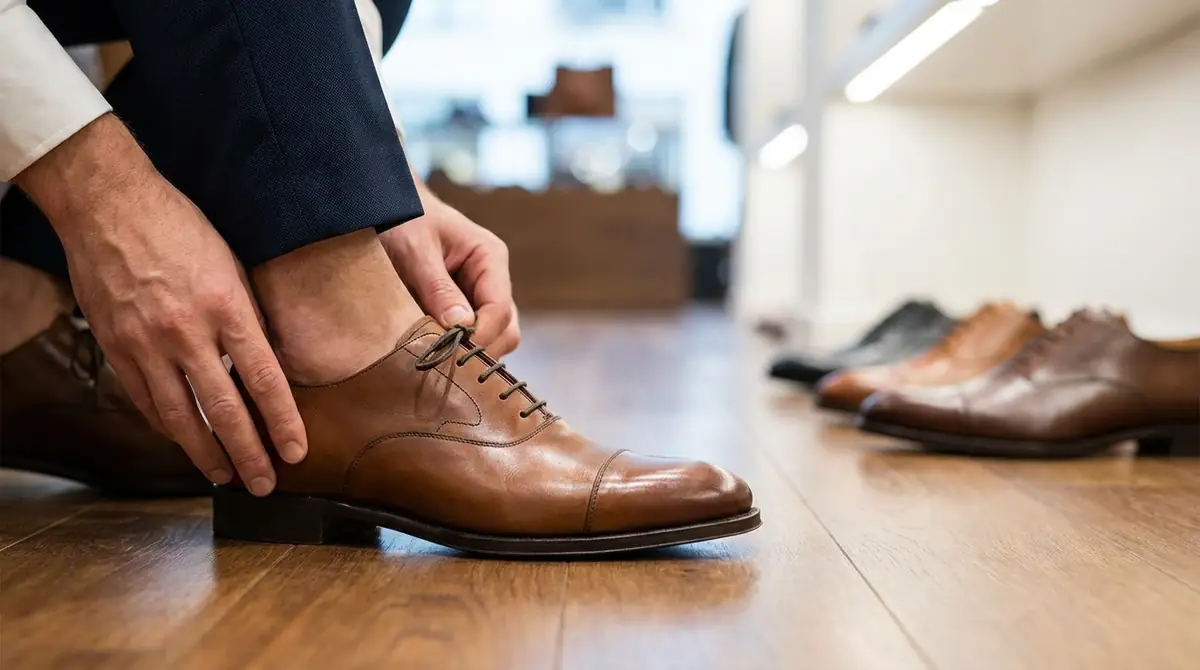 革靴の試着時に必ずチェックすべき5つのポイント