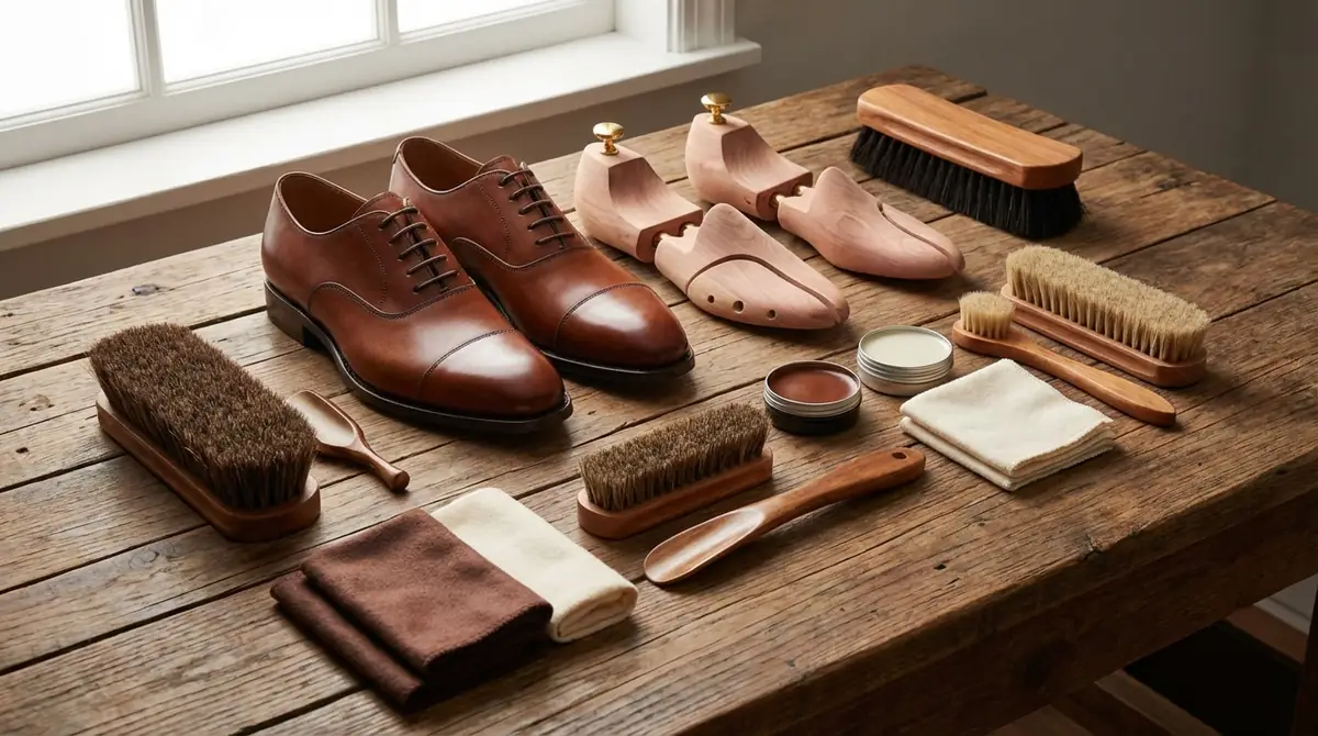 革靴の手入れセットとは？中身と各道具の役割