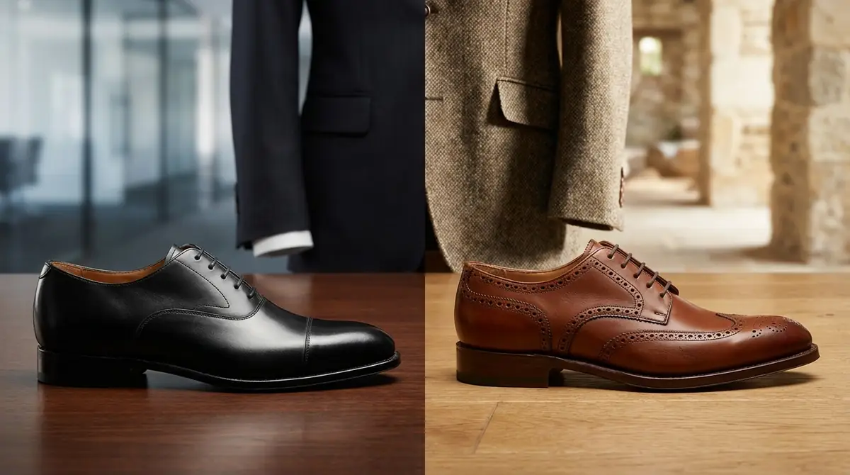 黒と茶色の革靴はどう違う?色選びで知っておくべき使い分けの基準