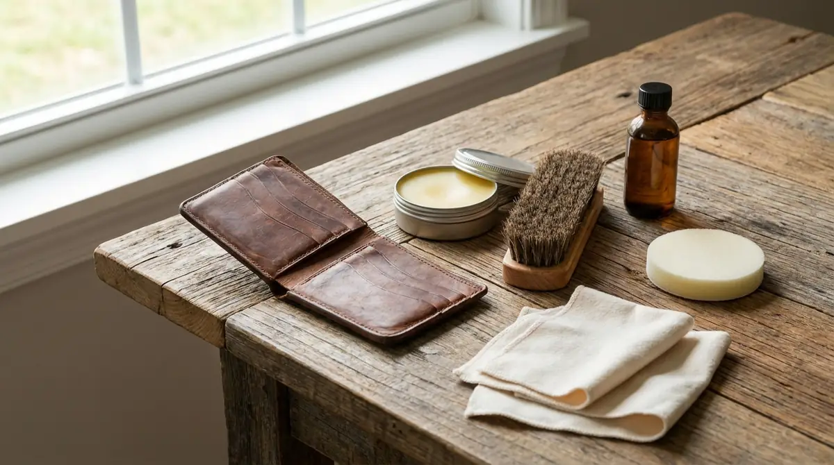 革財布の手入れに必要な道具を準備しよう