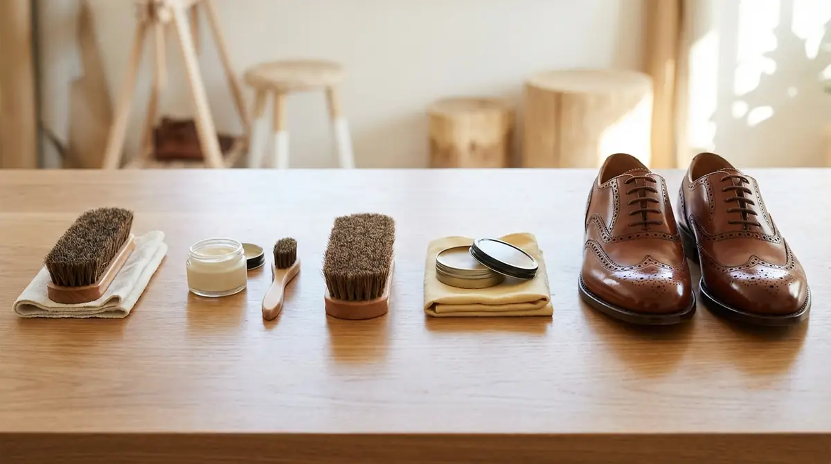 革靴の靴磨きは5ステップで完了【まず結論】