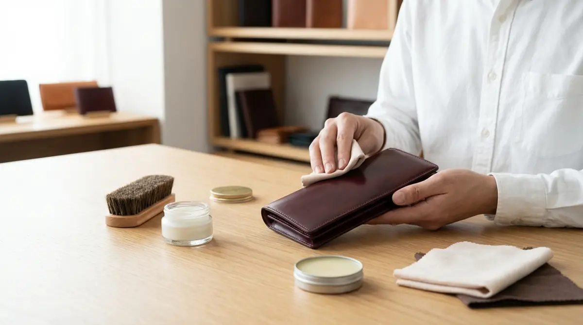 コードバン財布の手入れ方法【5ステップで完了】