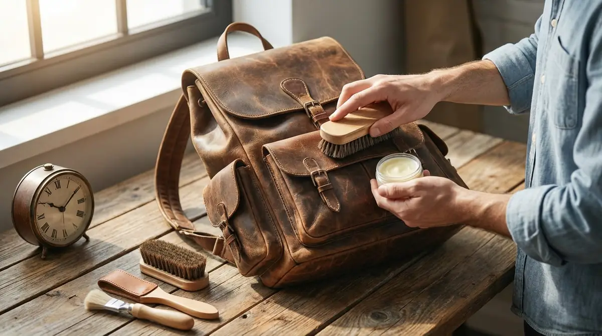 まとめ｜月1回10分の手入れで革リュックは10年使える