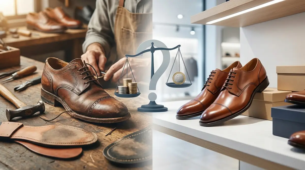 革靴のソール交換と買い替えどっちがお得？