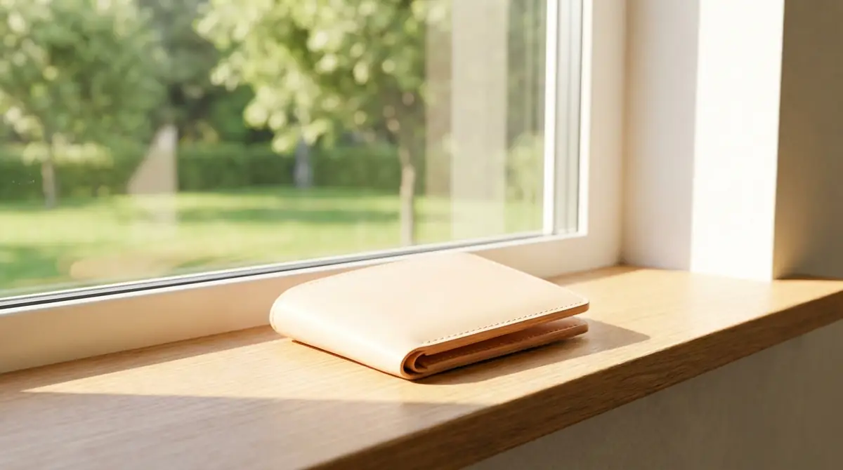 購入直後のヌメ革財布にやるべき「日光浴」の手入れ
