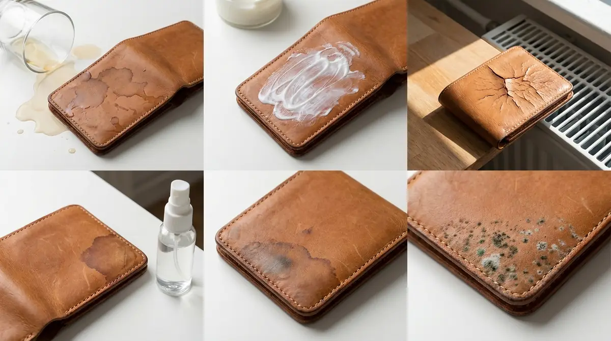 ヌメ革財布の手入れでやってはいけないNG行為5選