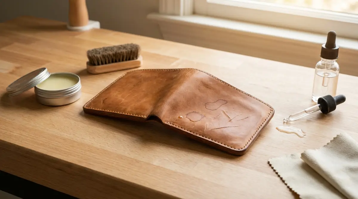 ヌメ革財布のトラブル別対処法