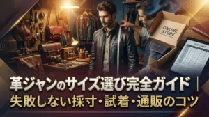革ジャンのサイズ選び完全ガイド｜失敗しない採寸・試着・通販のコツ