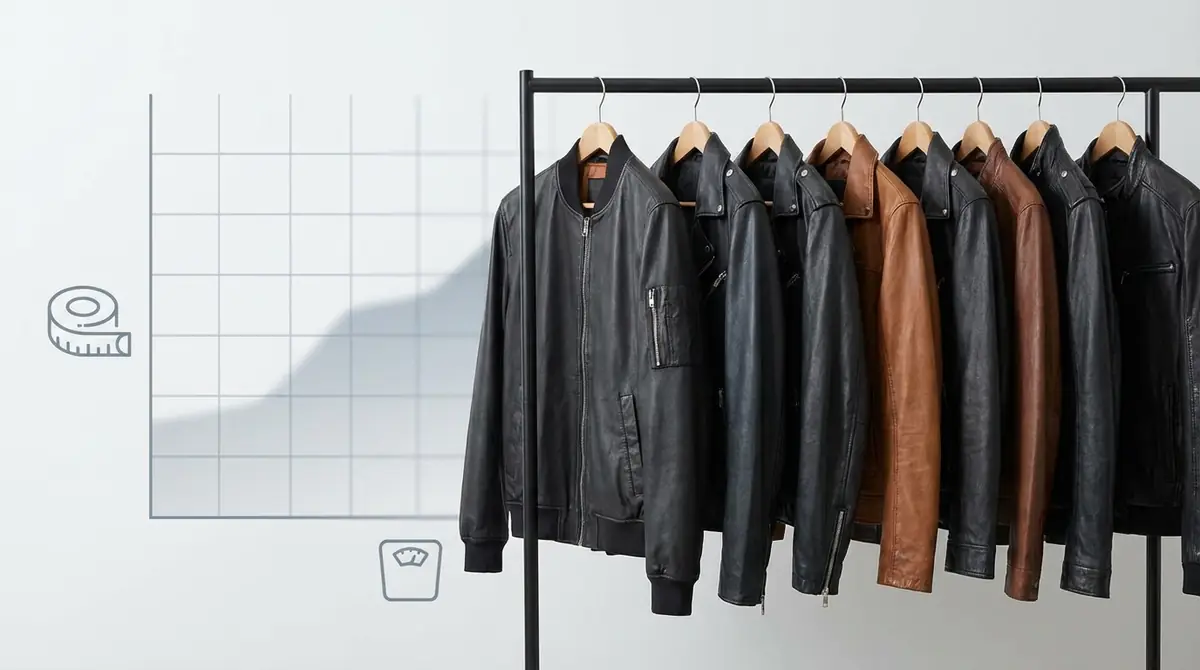 【早見表】身長・体重別の革ジャンサイズ目安