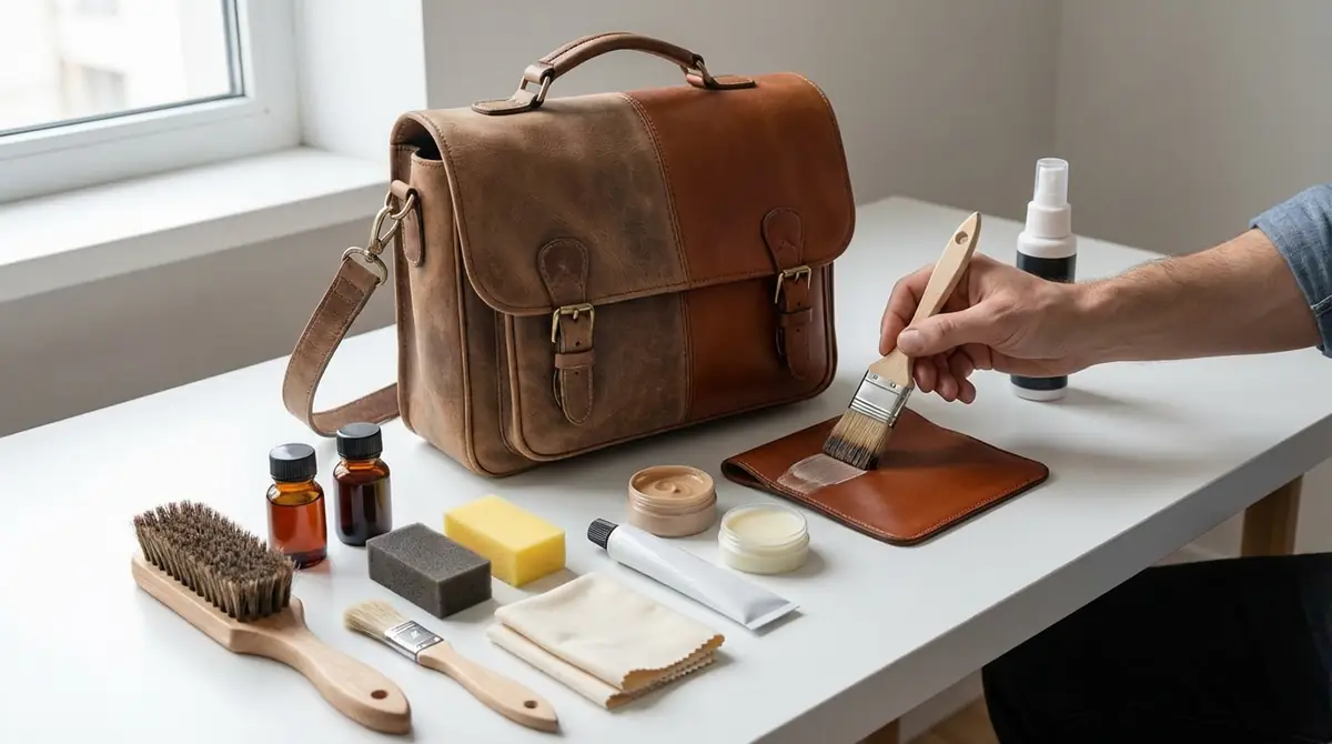 【実践】革バッグの色落ち補修7ステップ