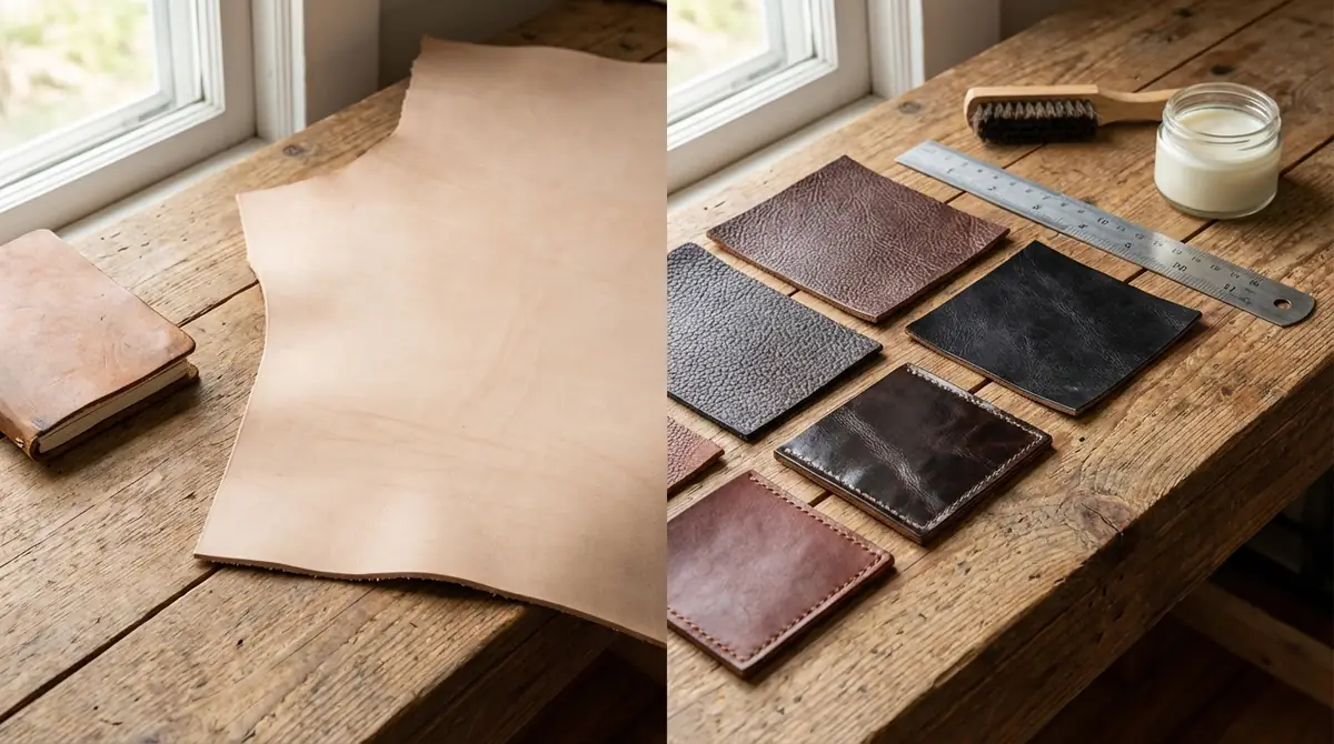 ヌメ革と他の革との違い｜比較表でわかりやすく解説