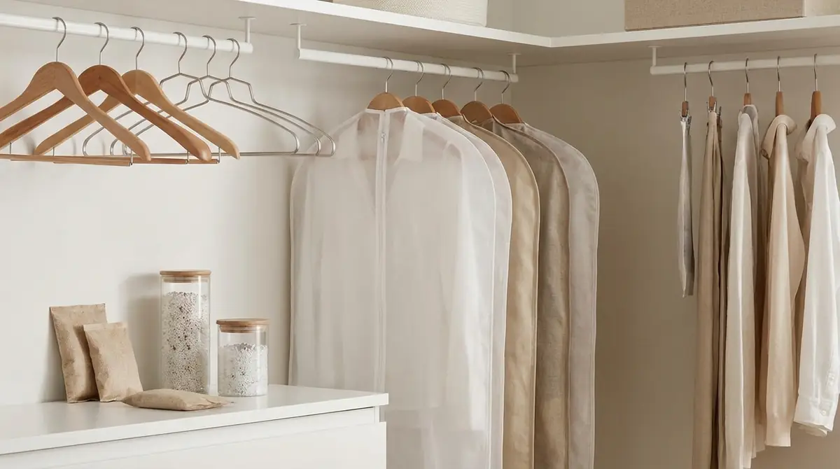 保管グッズの選び方|ハンガー・カバー・除湿剤