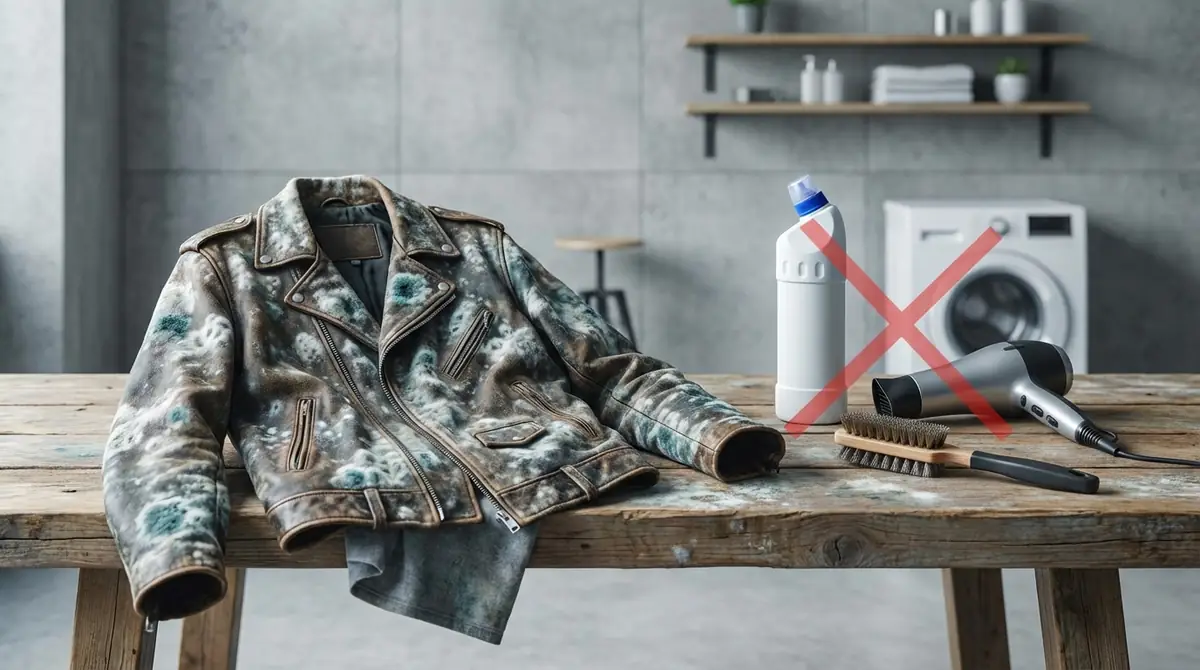 革ジャンのカビ取りでやってはいけない5つのNG行為