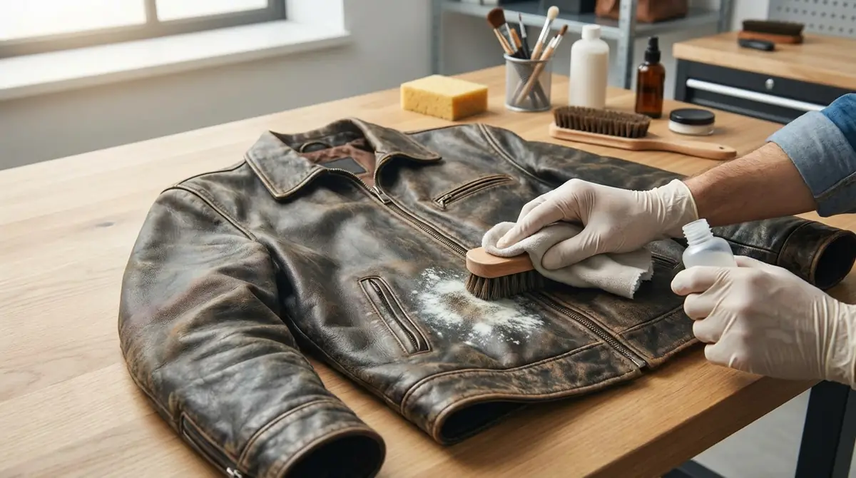 革ジャンのカビ臭いを取る方法