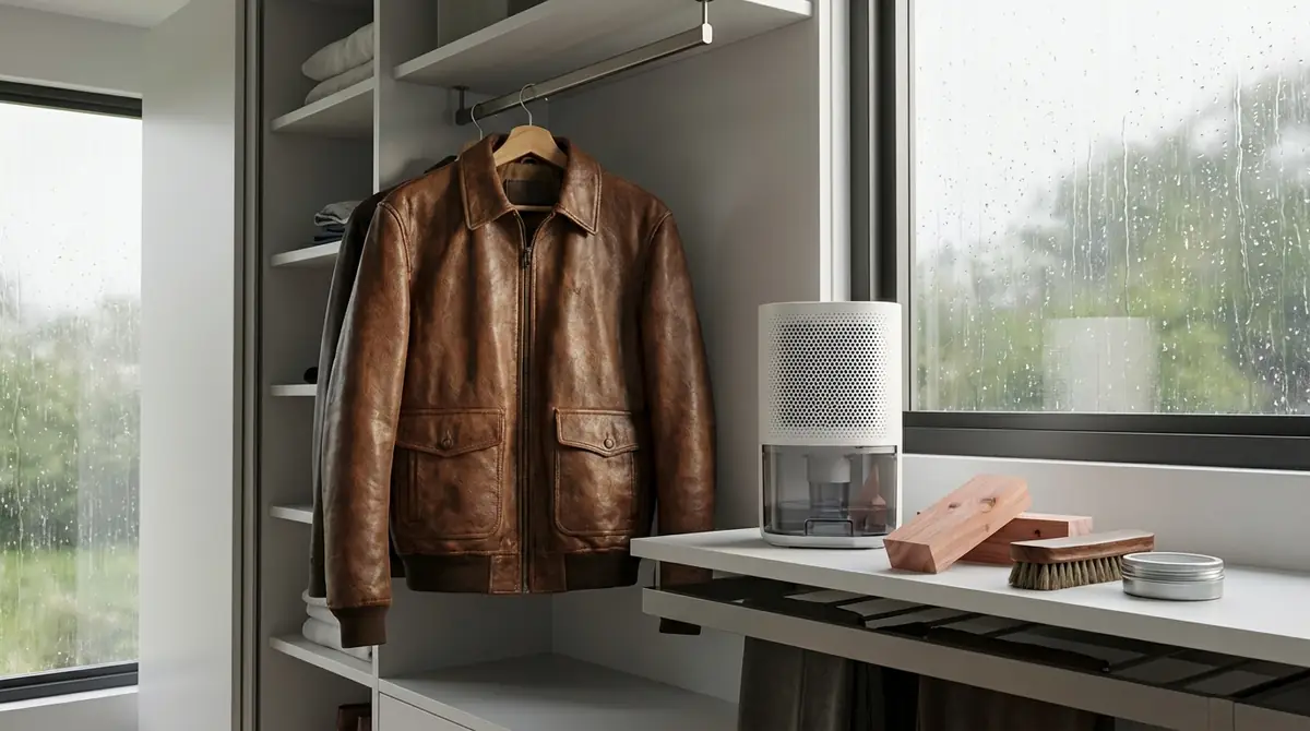 革ジャンにカビが生える原因と再発を防ぐ保管方法