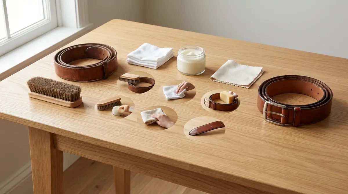 革ベルト手入れの具体的な5ステップ【写真付き】