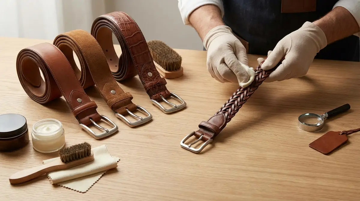 素材別の革ベルト手入れ方法と注意点