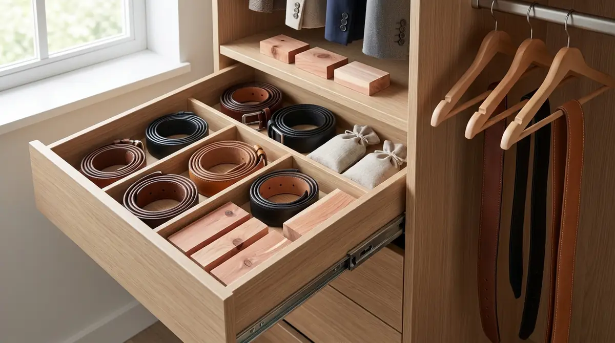 革ベルトの正しい保管方法｜型崩れ・カビを防ぐコツ