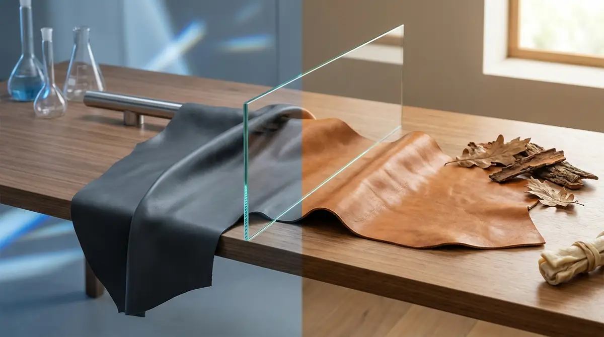 【結論】クロムなめしとヌメなめしの違いを30秒で解説