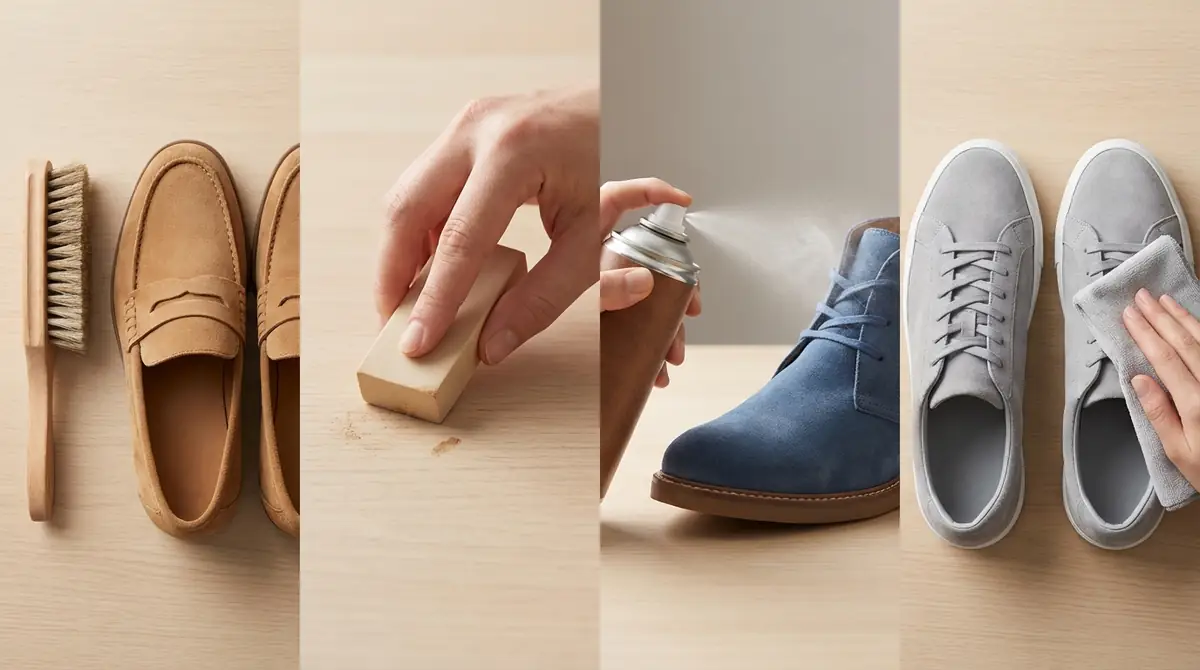 【基本】スエードの手入れ方法4ステップ