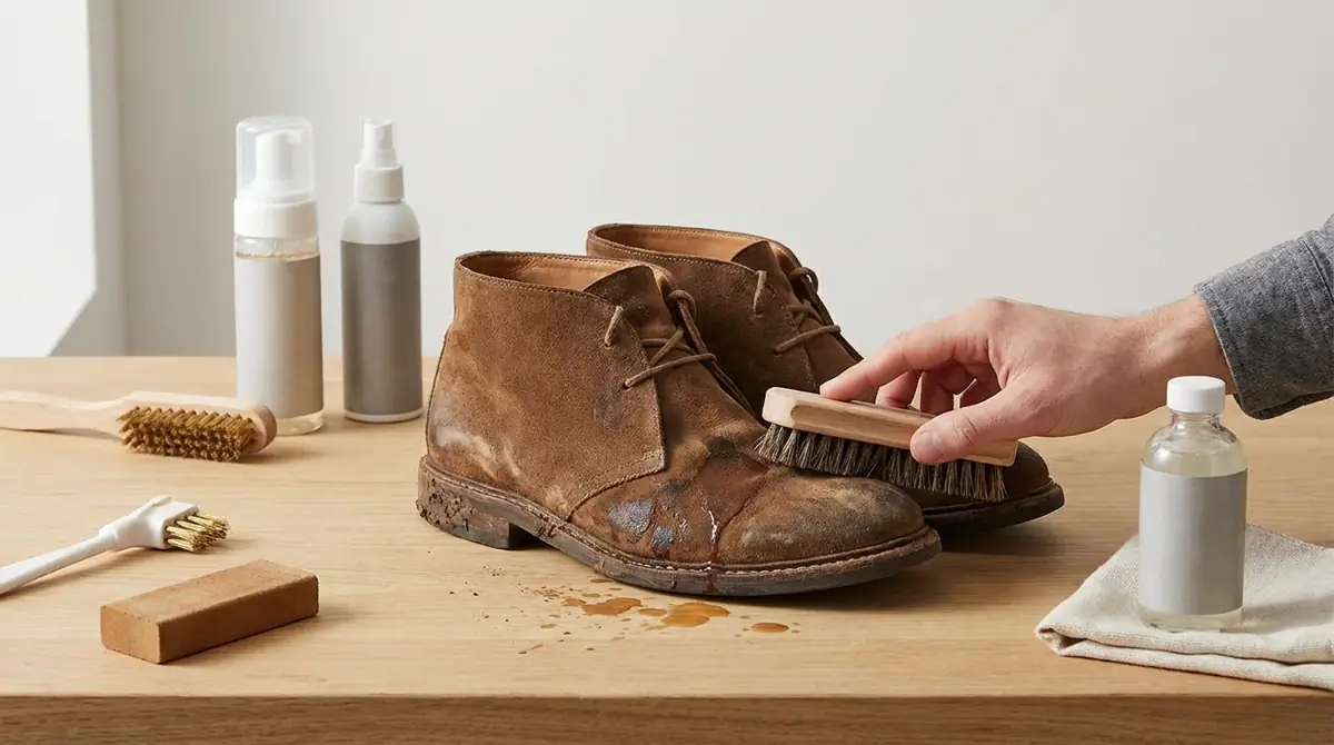 【トラブル別】スエードの汚れ・シミの落とし方