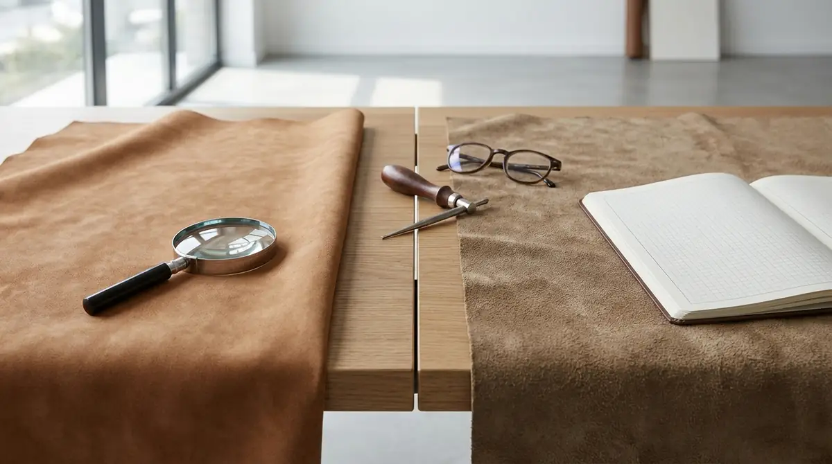 ヌバックとスエードの違い|比較表でわかりやすく解説