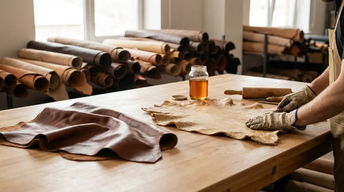 なめし(鞣し)とは?意味と読み方を30秒で解説