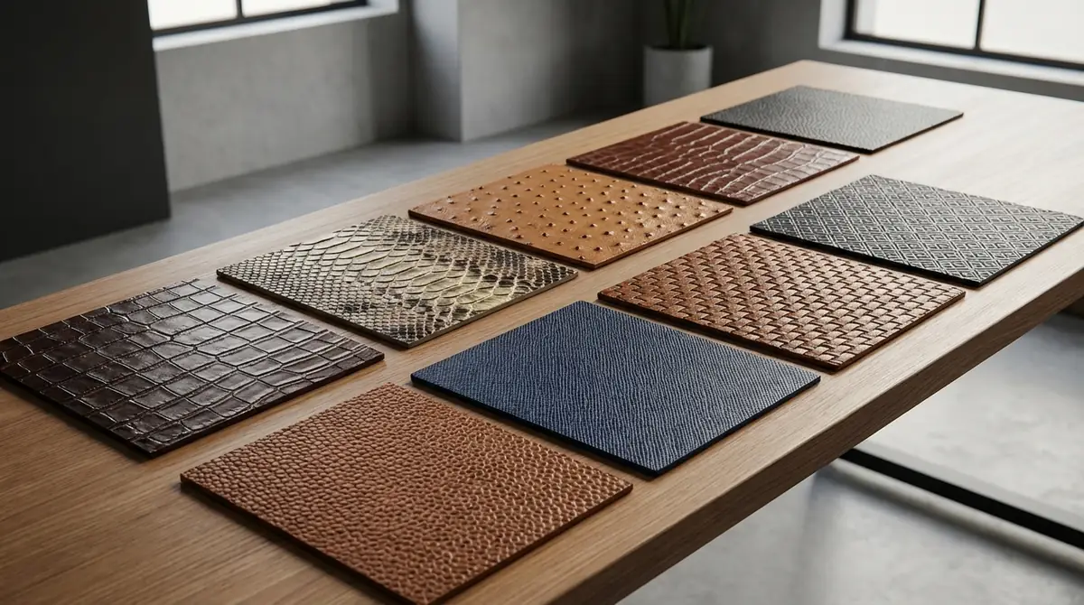 型押し革の種類7選|代表的なパターンと特徴一覧