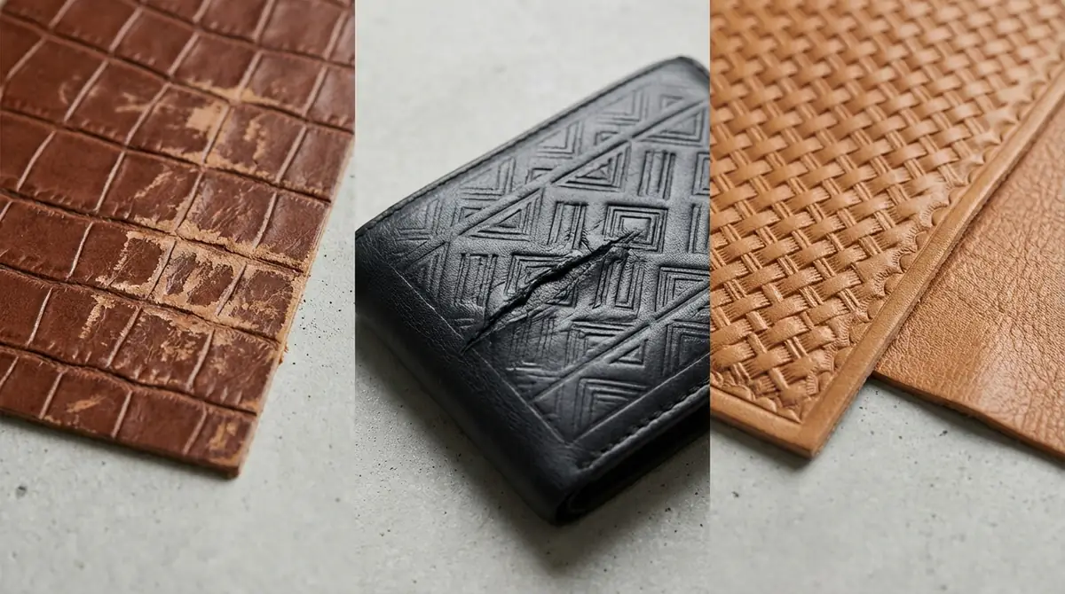 型押し革のデメリット3つ|購入前に知っておくべき注意点