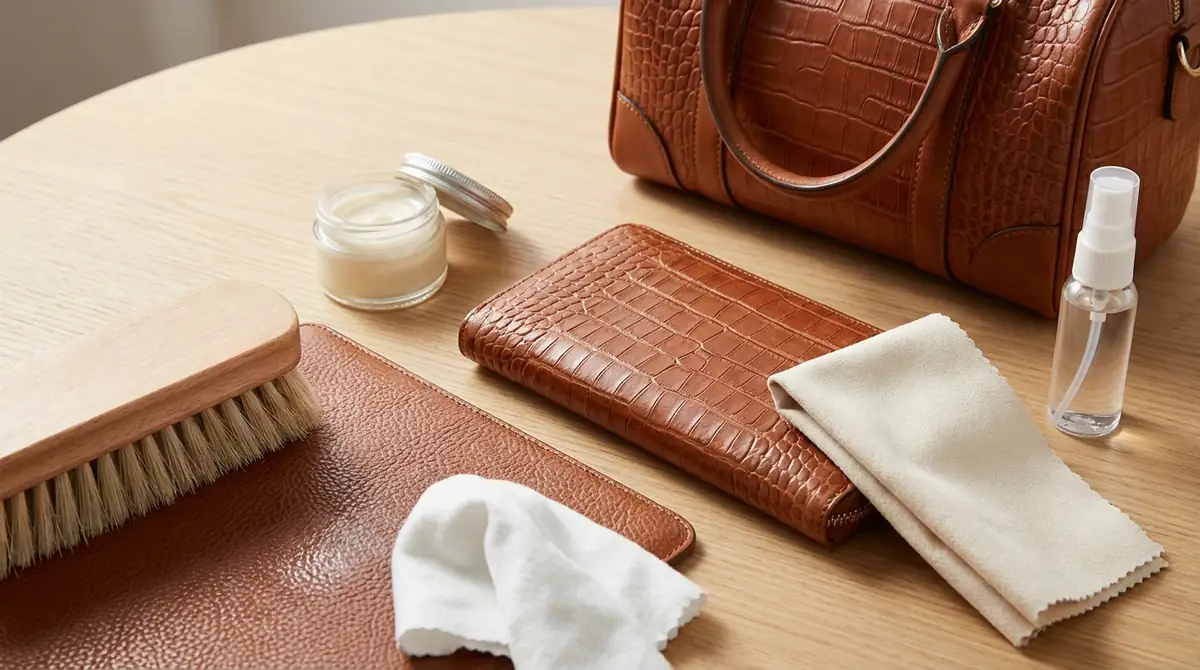 型押し革の基本的なお手入れ方法|3ステップで簡単ケア