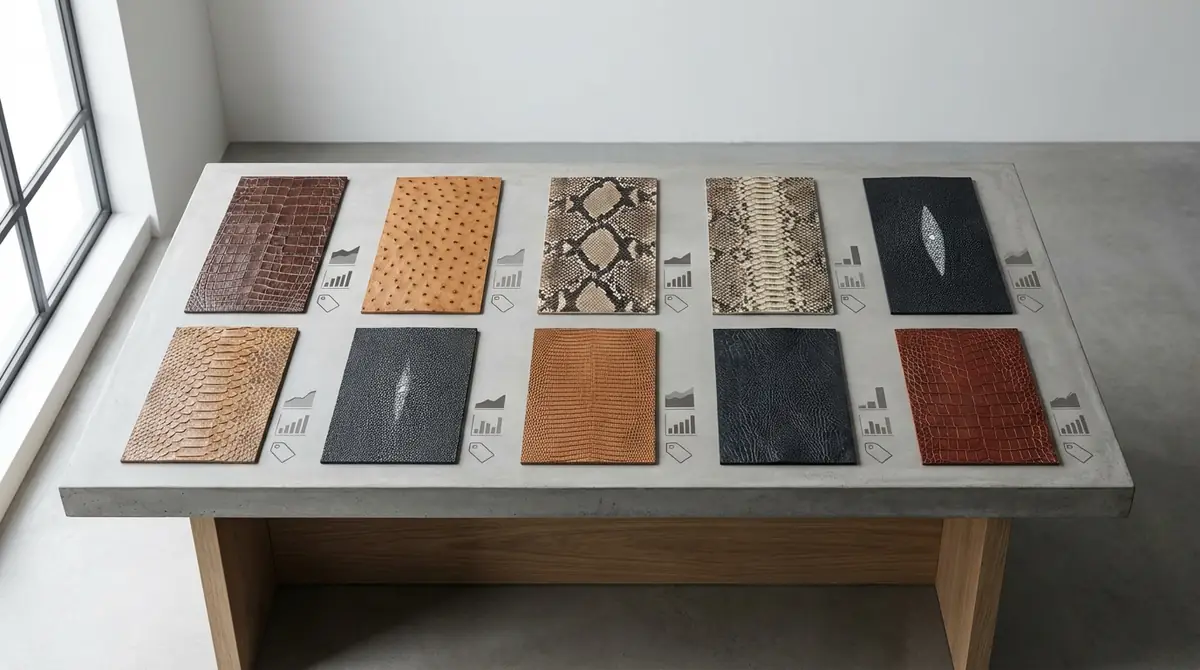 【一覧表】エキゾチックレザー10種類の特徴・価格を比較