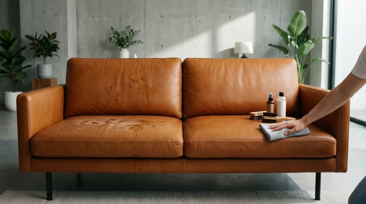 【汚れ別】レザーソファの汚れ落とし方法