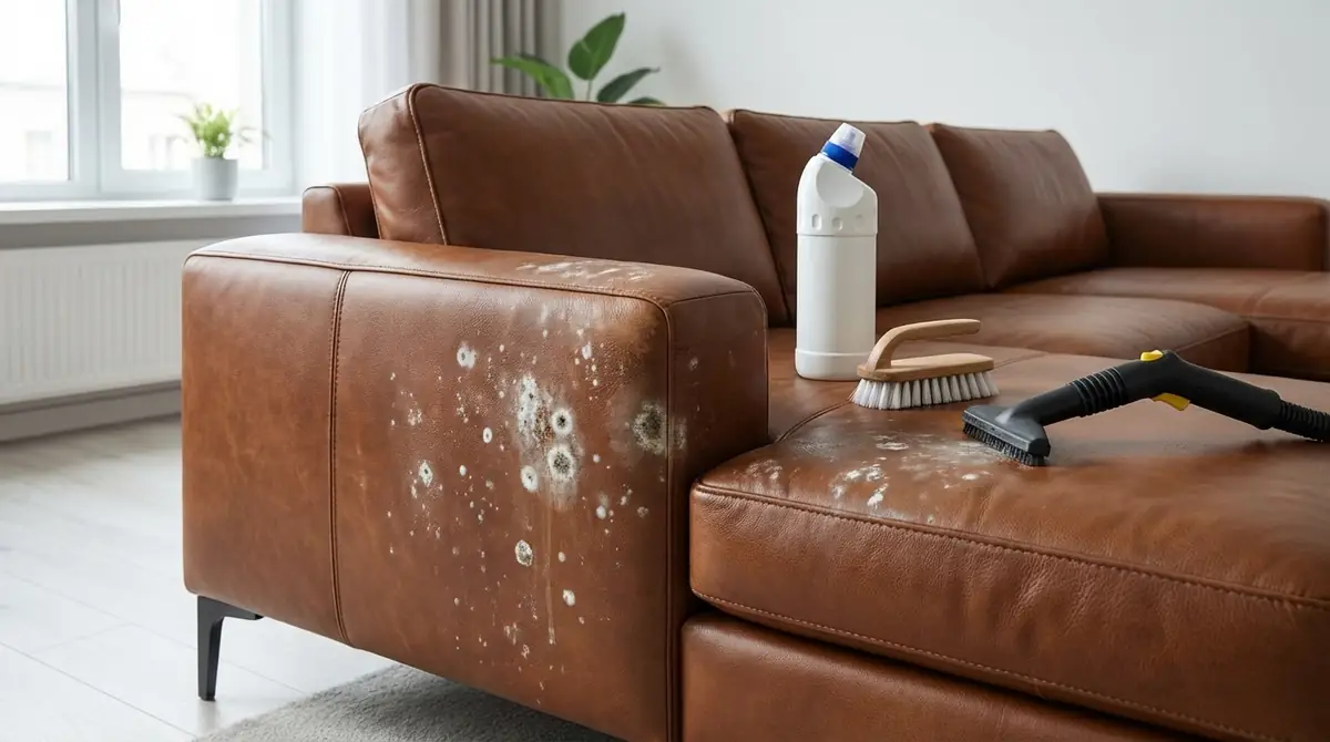 やってはいけない!レザーソファのカビ取りNG行為5選