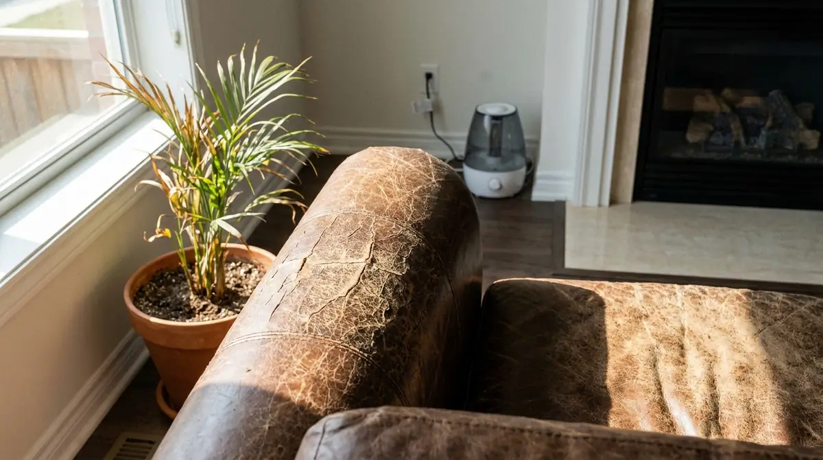 レザーソファがひび割れる4つの原因