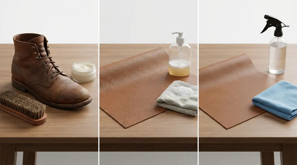手入れ前に確認｜本革・合皮・PUレザーで方法が違う
