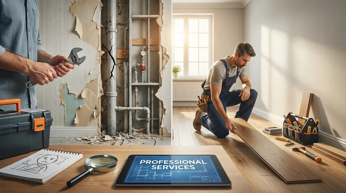 DIYで直せない場合の対処法|業者依頼・張り替えの判断基準