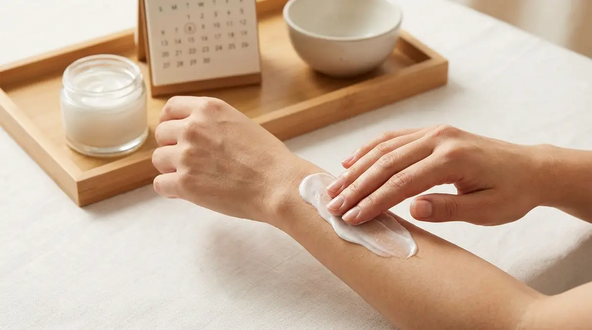 【実践】月1回のしっかり手入れ｜クリームで栄養補給