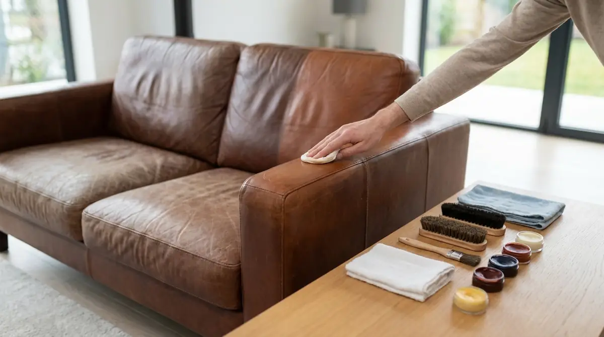 レザーソファの色落ち補修|7ステップの実践手順