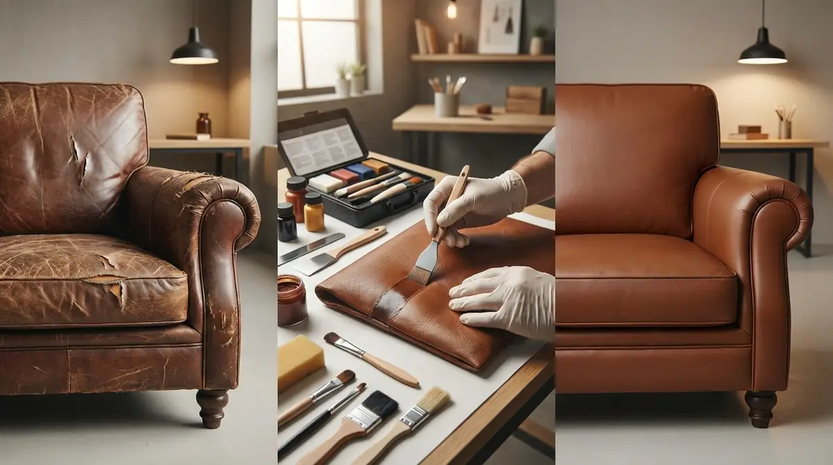 レザーソファ補修で失敗しないための5つの注意点