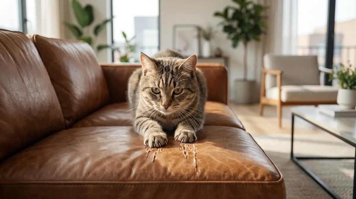 そもそも猫がレザーソファで爪とぎをする理由