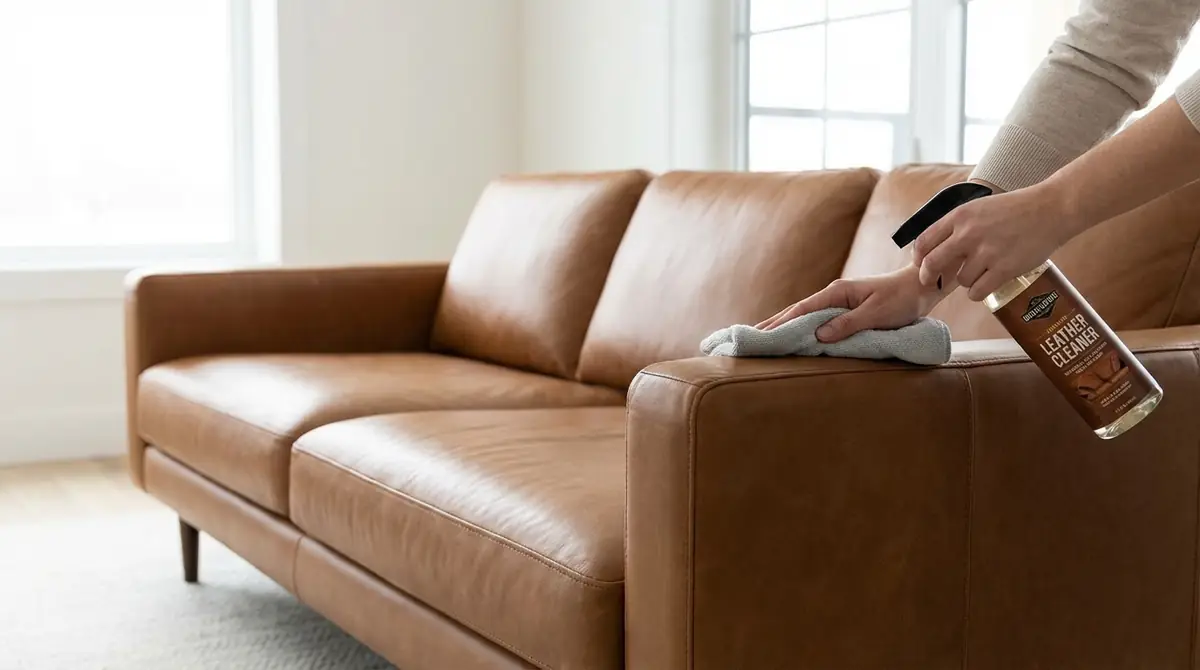 【本革ソファ編】べたつきを落とす正しい掃除手順