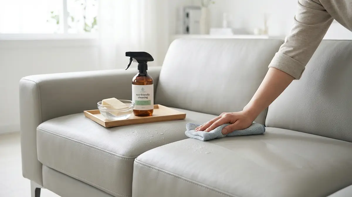 【合皮ソファ編】べたつきを落とす正しい掃除手順