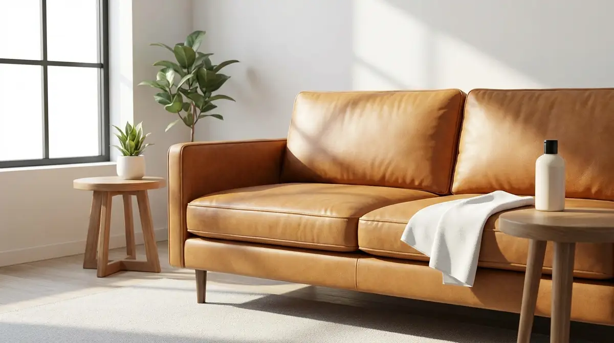 レザーソファのべたつきを防ぐ!予防と日常メンテナンス